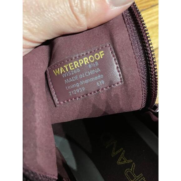 ZEROGRAND Sneakers high top Waterproof Zip Bootie Winetasting Nubuck active 8.5 - Picture 7 of 7